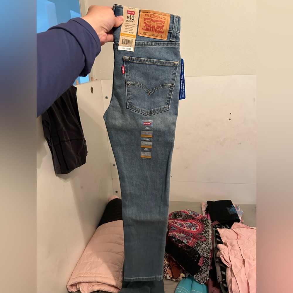 Levi Skinny Jeans Girls 10 25x26